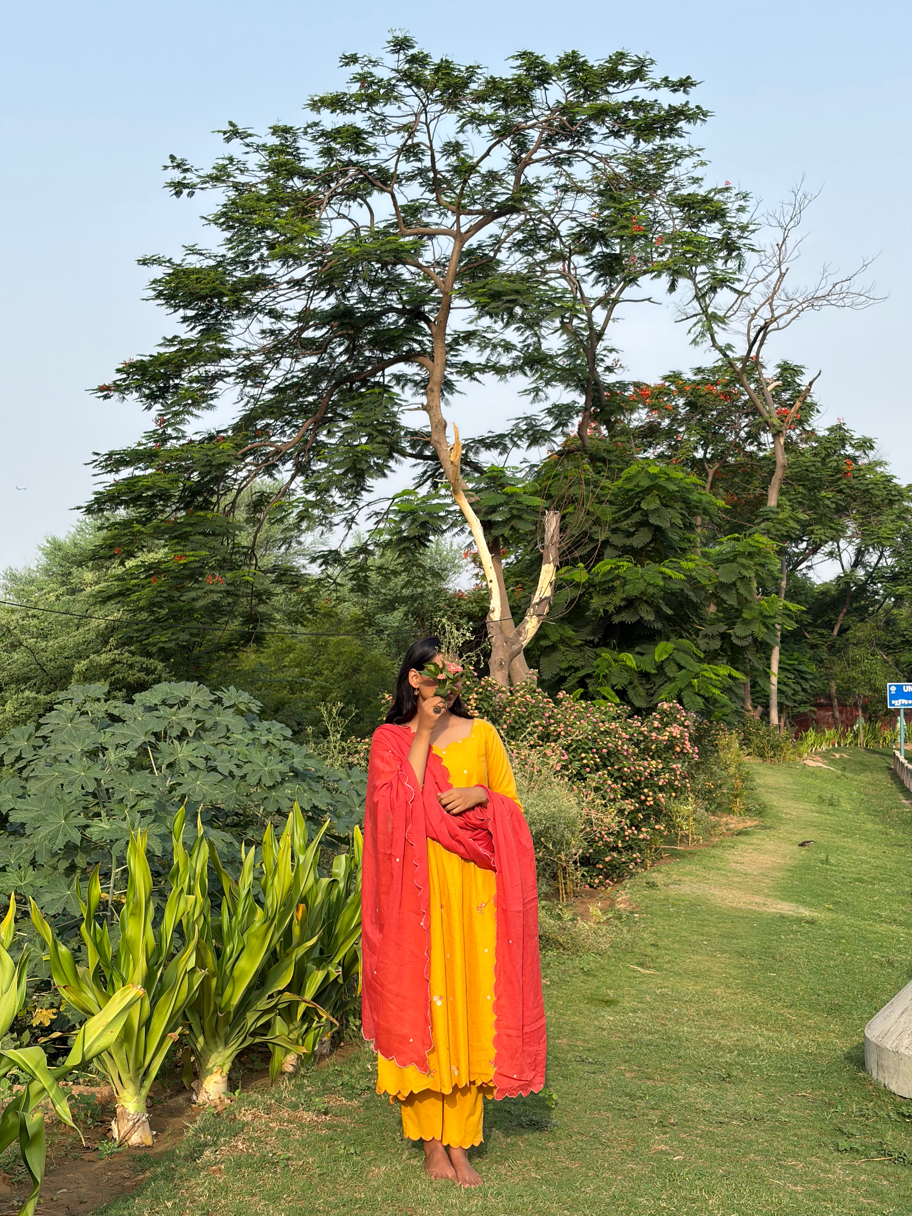 Kesari Kurta Set