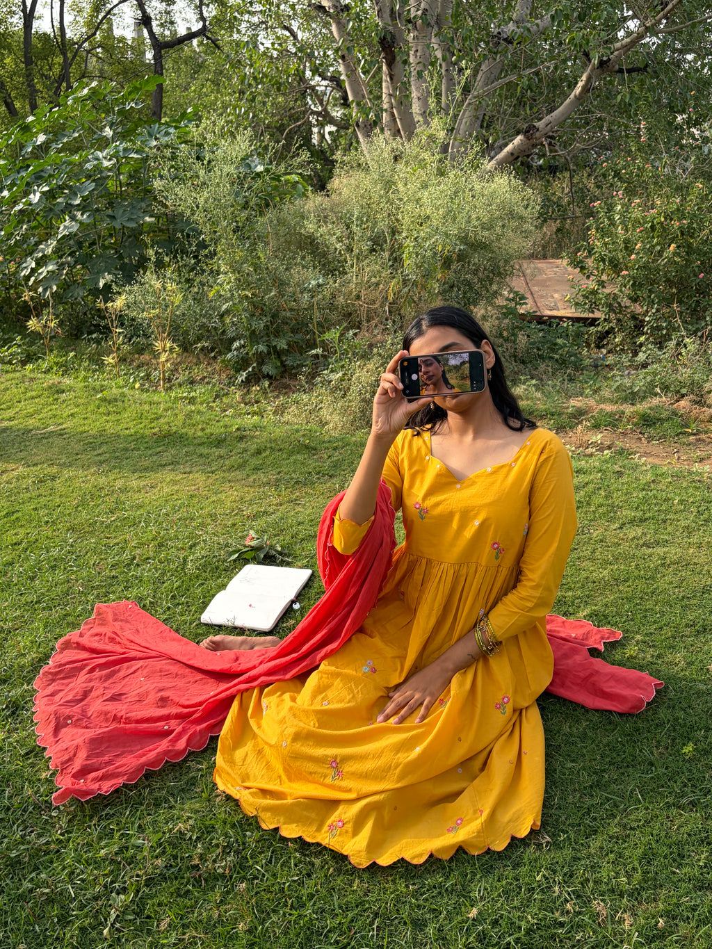 Kesari Kurta Set