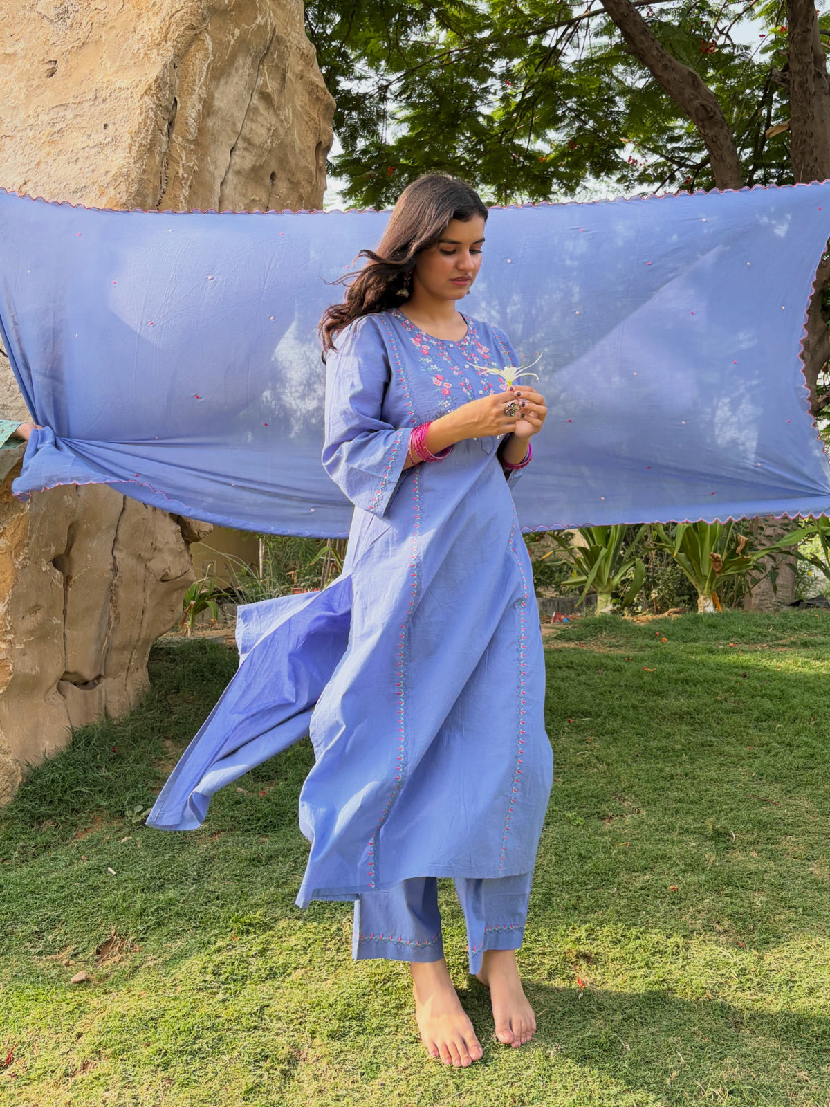 Periwinkle Blue Kurta Set