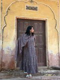 Misty Grey Flare Kurta Set